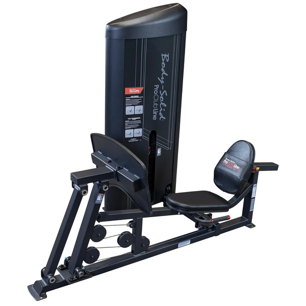 Body Solid Proclub Line Series II Leg Press/Calf Raise Machine with 310 lb. Stack for Commercial and Home Workout, Plate Loaded Muscle Developer Machines for Leg Tonal and Muscles