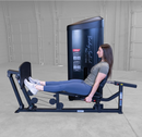 Body Solid Proclub Line Series II Leg Press/Calf Raise Machine with 310 lb. Stack for Commercial and Home Workout, Plate Loaded Muscle Developer Machines for Leg Tonal and Muscles