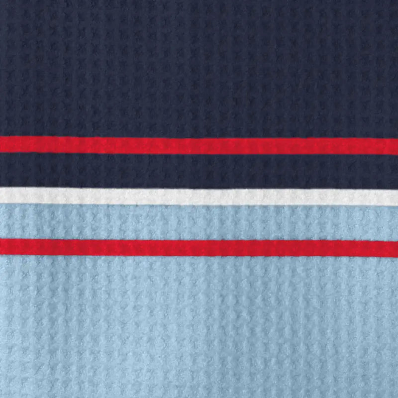 Mid-Stripe Towel Frost-Navy-Red