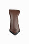 Leather Headcover Chevron - 3-Wood Brown-Black