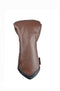 Leather Headcover Chevron - Driver Brown-Black