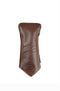Leather Headcover Striped - 3-Wood Brown-Khaki