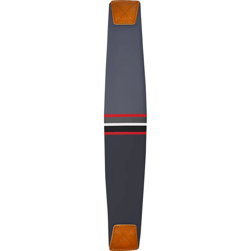 Mid-Stripe Single Strap Accessory Black-Gunmetal-Red